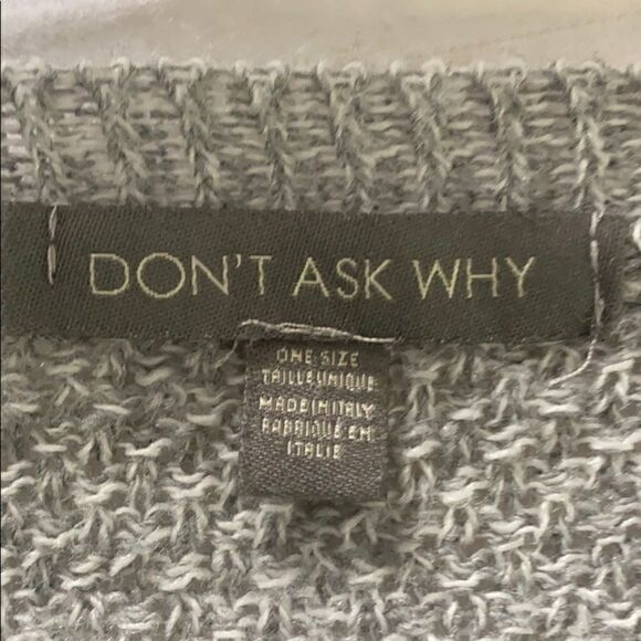 Don’t Ask Why knit sweater long sleeve top OS - Picture 5 of 6